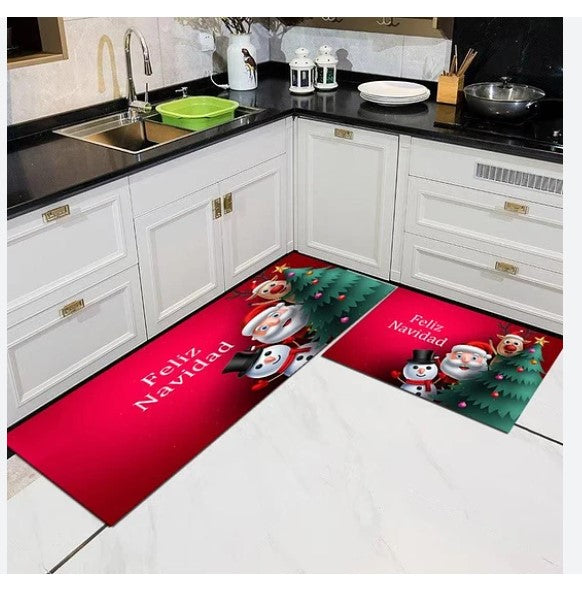 Set 2 Alfombras Navidad Para Cocina, Merry Mats™